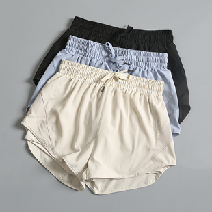 Women's Loose Mesh Quick-Dry Breathable Fitness Shorts, Breathable Outerwear Anti-Exposure Slimming Yoga Shorts for Summer