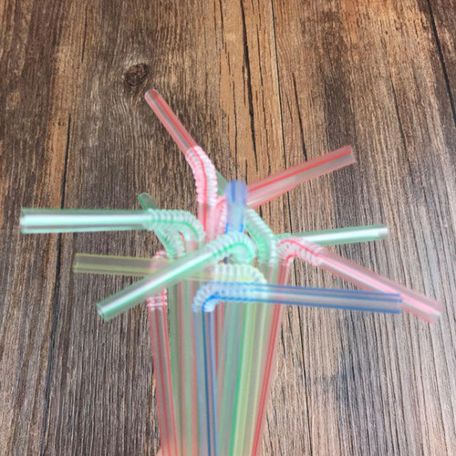 Disposable straws beverage cola straws convenience store canned straws plastic food grade pregnant women and children bent straws