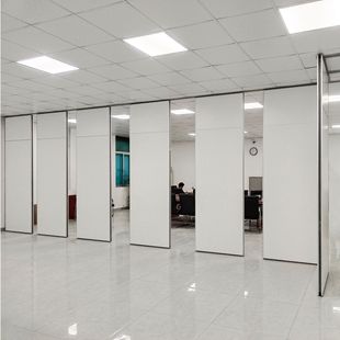 2025 New Hotel Banquet Hall Mobile Partition High Sound Insulation Folding Sliding Door Movable Screen Conference Room Partition