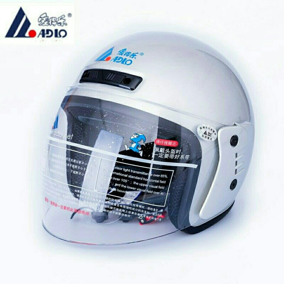 L5U Ailot 317 Motorcycle Electric Car Helmet Unisex Half Helmet HD Anti-fog Mirror Warm Safety
