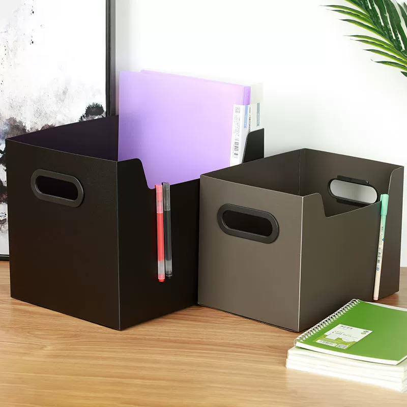 Настольный ящик для хранения книг большой емкости для средней школы, ящик для хранения домашней одежды, многофункциональный складной ящик для хранения
