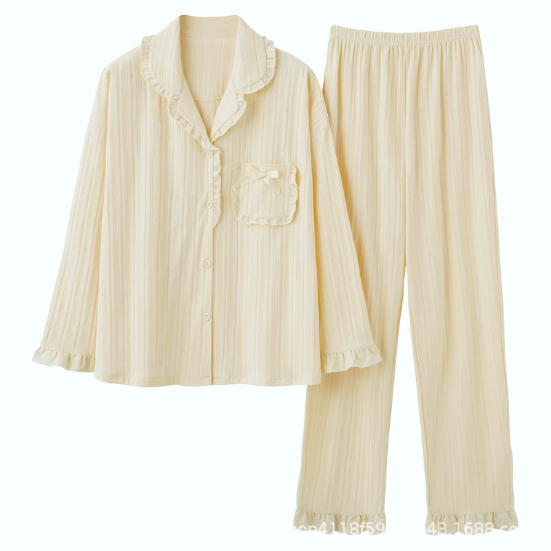 La primavera y el otoño de algodón de manga larga Chaqueta de punto de las mujeres pantalones traje de color sólido casual suelta más el tamaño de desgaste en el hogar las mujeres pueden usar fuera