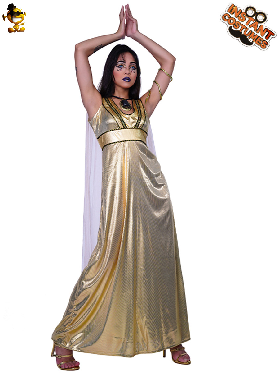 Mujeres adultas de Halloween Cleopatra vestido REINA DE Egipto vestido de fiesta Cosplay ropa