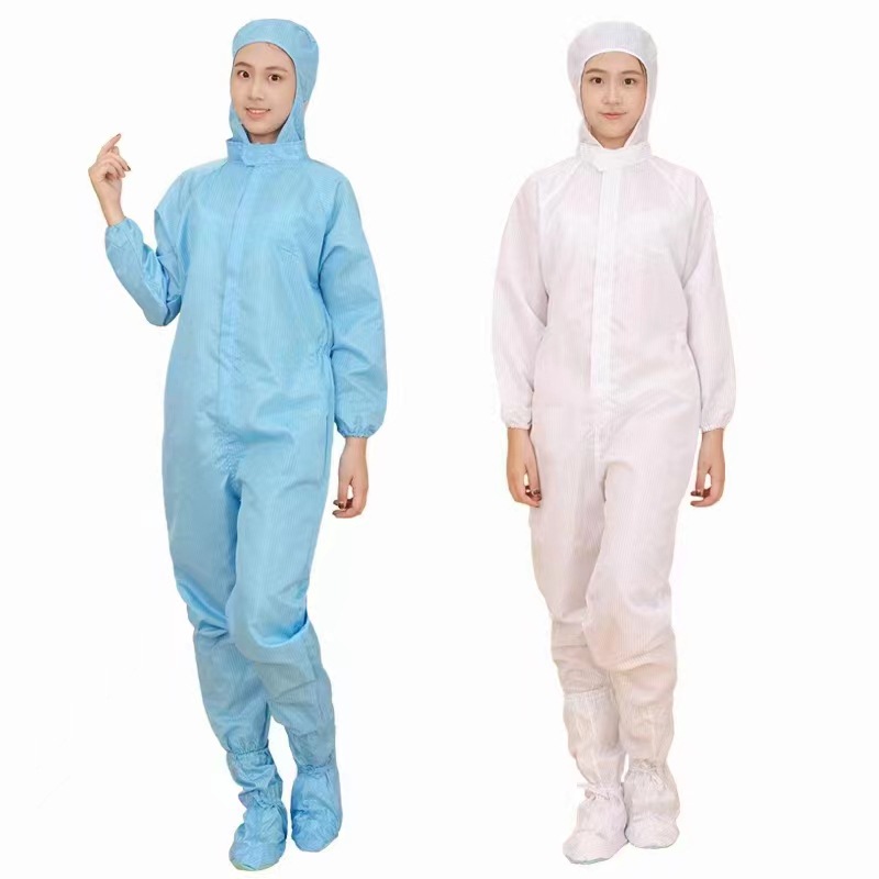 分体防护服防尘服防静电服上衣连帽裤子不连脚