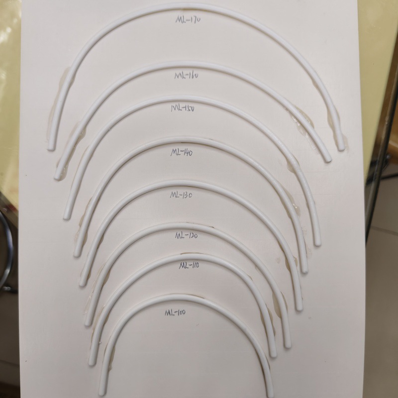 4mm塑料白色软钢圈内衣胶骨鱼鳞骨110-170无磁内衣胸托