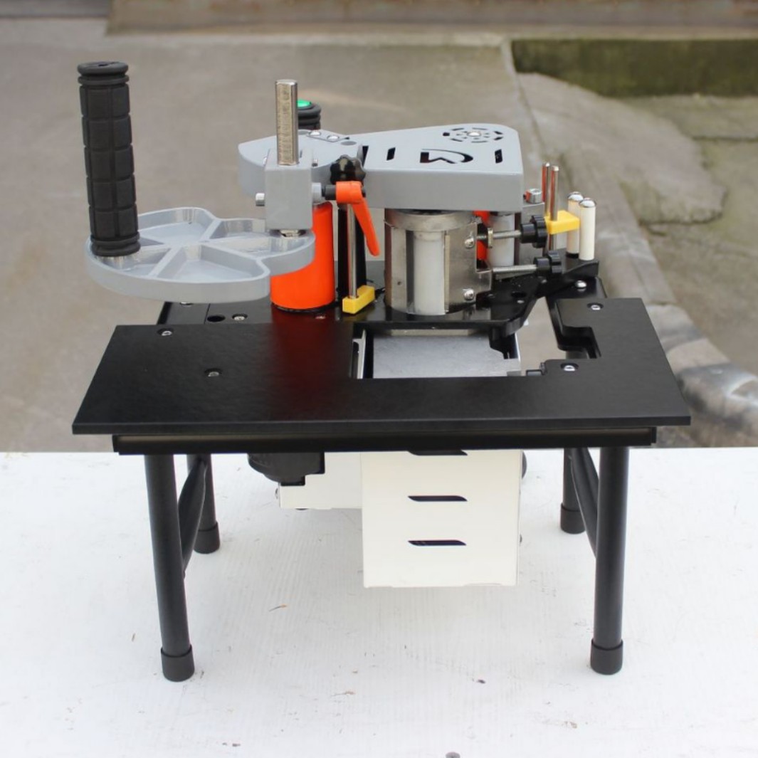 Máquina de sellado de borde portátil pequeña para decoración doméstica máquina de envoltura de borde portátil tipo placa para muebles carpinteros