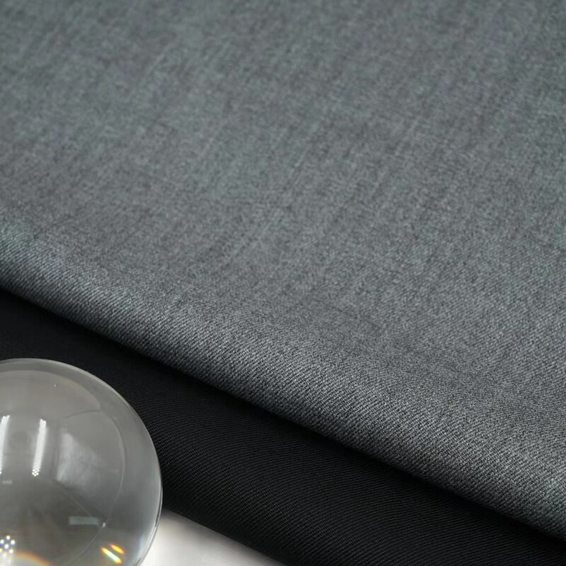 100W Fine Wool Fabric Woven Full Wool Suit Fabric 2026 Factory Direct Sale in Stock Pants Fine Twill 100W Fine Wool Fabric Woven Full Wool Suit Fabric 2026 Factory Direct Sale in Stock Pants Fine Twill