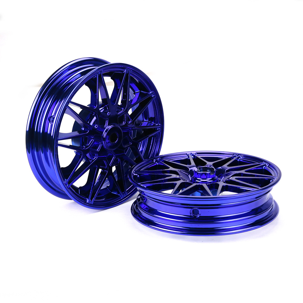 Linhai Cuxi Rsz Ghost Fire 100 Modified Aluminum Alloy Steel Rim Electroplated Wheel Hub Bell Front Axle 10mm