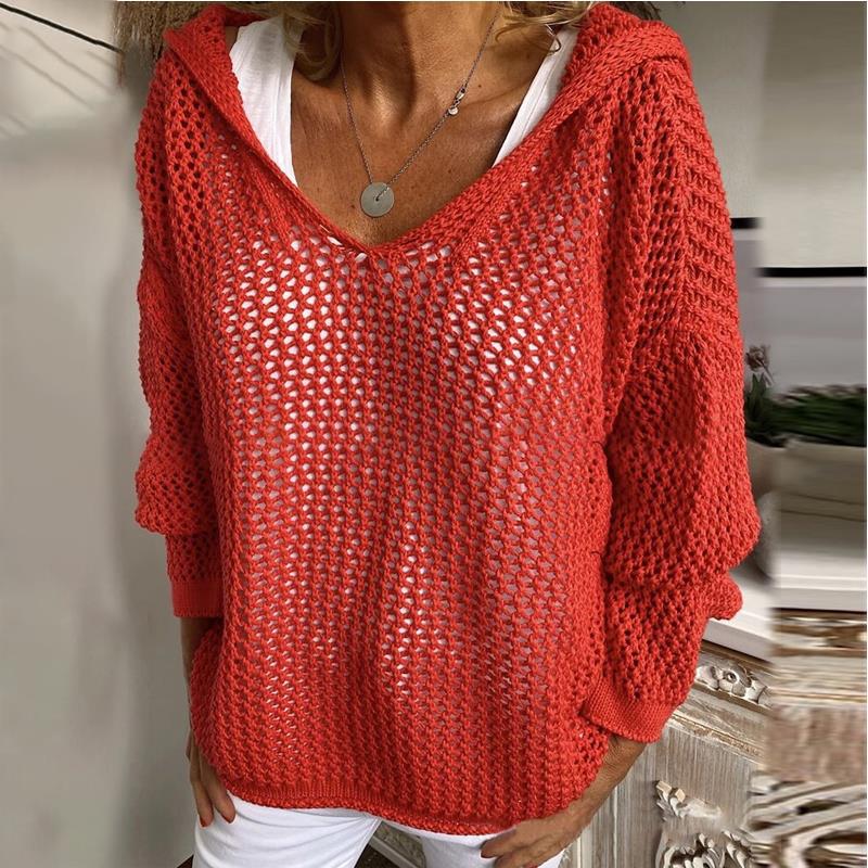 Knitted Sun Protection Hoodie