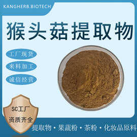 猴头菇提取物 水提 水溶猴头菇粉 猴头菇生粉 浸膏粉 现货