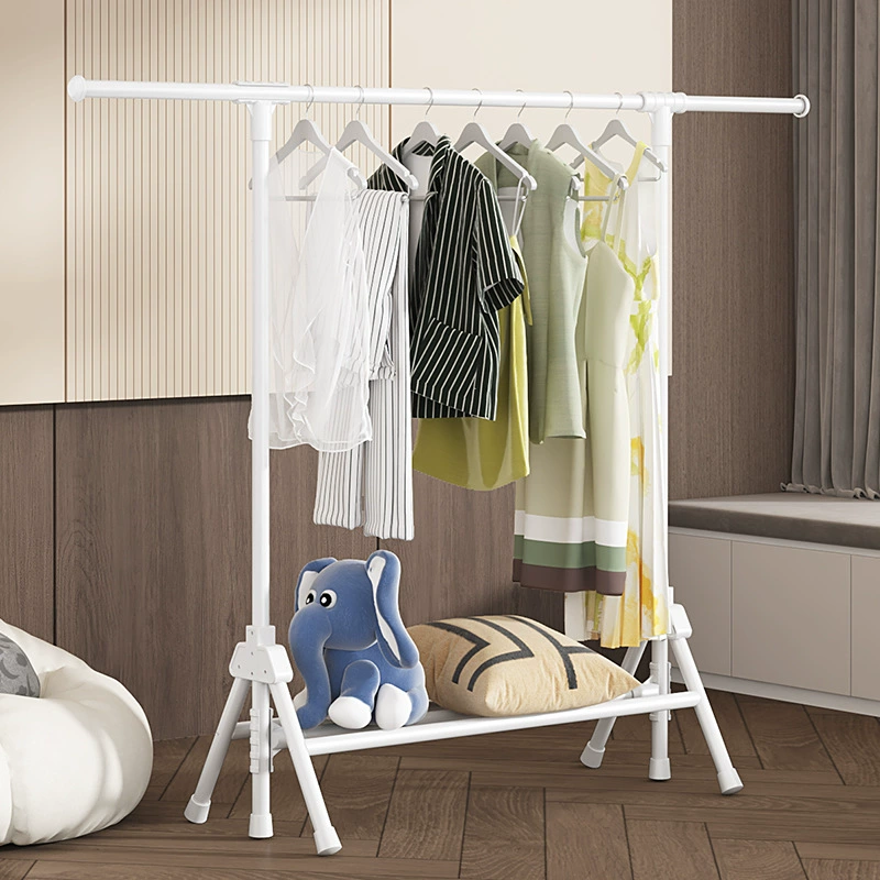 Простая сушилка для студенческой одежды, напольная сушилка для балкона, бытовая вешалка для одежды, сушилка для одежды в общежитии, вешалка для одежды