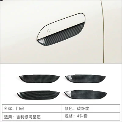 Portal Wrist Wish Star Door Handles and Door - door-bowl4-carbon-fiber-pattern-lhdrhd