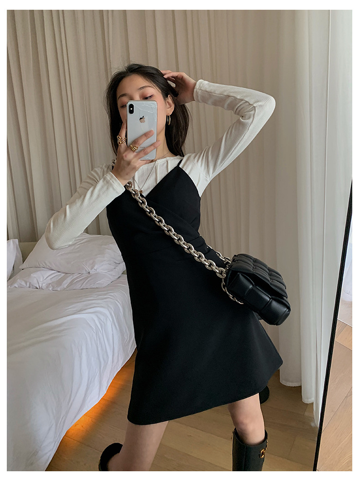C5576 1490K ÁO HAI DÂY NỮ DONTDC VEST MÙA XUÂN THU ĐÔNG PHỤC CỔ CỔ ĐIỂN HAI DÂY HỞ VAI THỜI TRANG NỮ G04 SẢN PHẨM MỚI