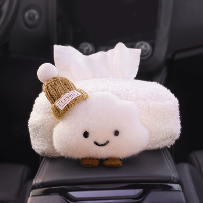 2025 new car tissue Car tissue box/set - cloud-hat-armrest-box-tissue-box