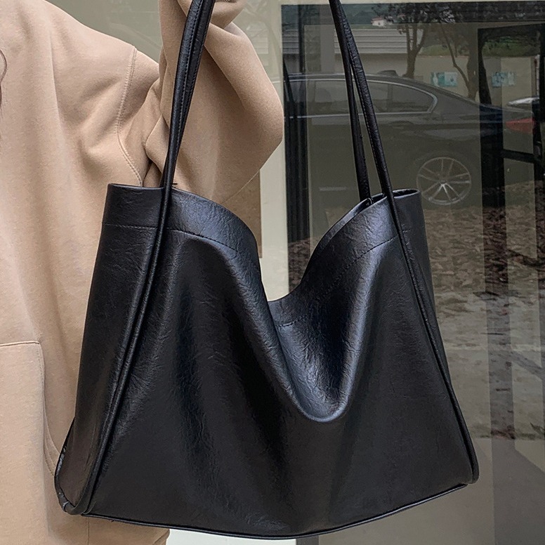 Neu Weiche Leder Große Kapazität Tote für frauen Tasche Handheld, Einzigartiges Design, Eine Schulter Unterarm Tasche, Klasse_voghion.com