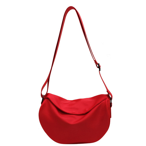 This year's popular small bag for women  new trendy red crossbody bag for women casual sports shoulder bag versatile dumpling bag