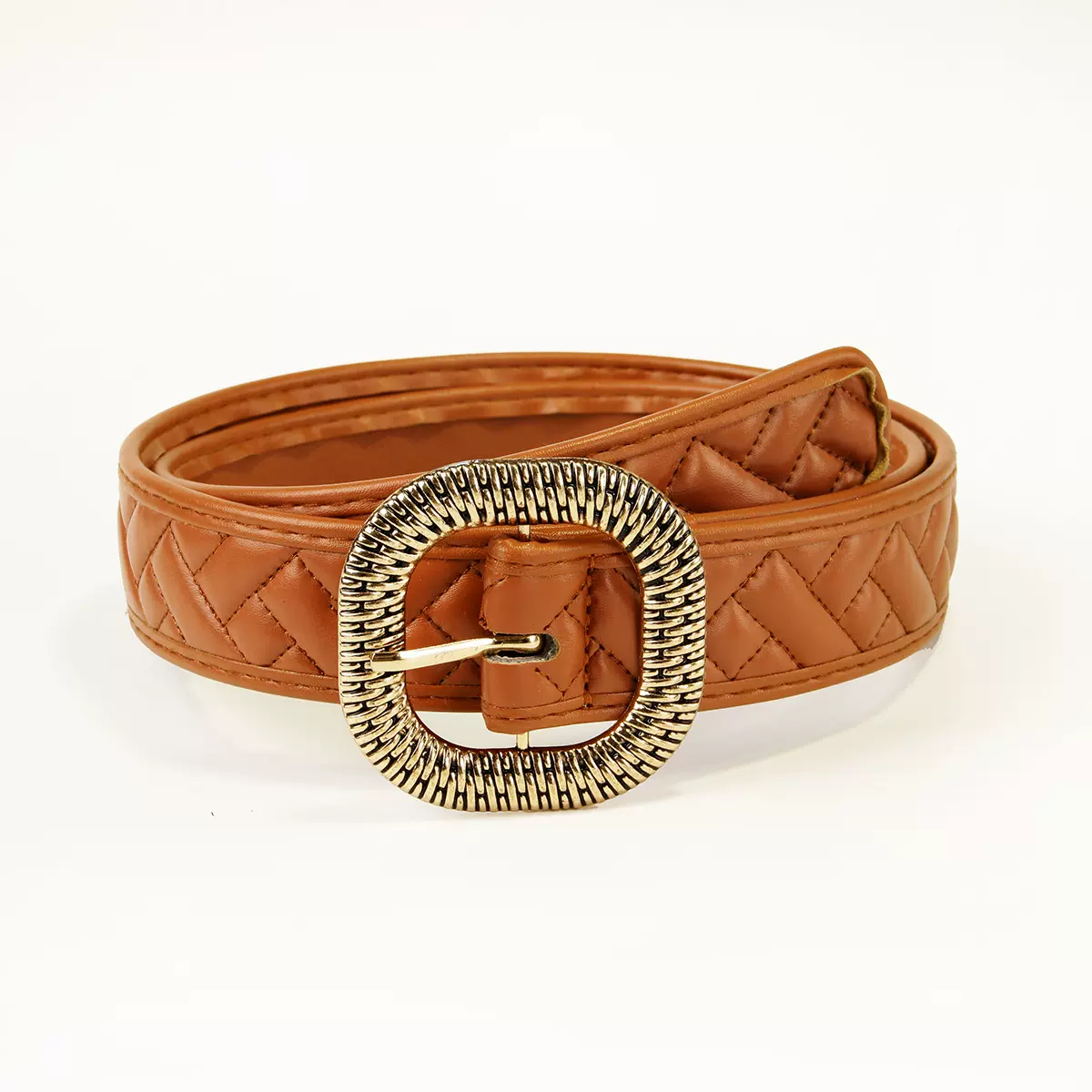 跨境新款海绵带PU皮带百搭大衣皮带休闲女士软皮腰带细裤带批发