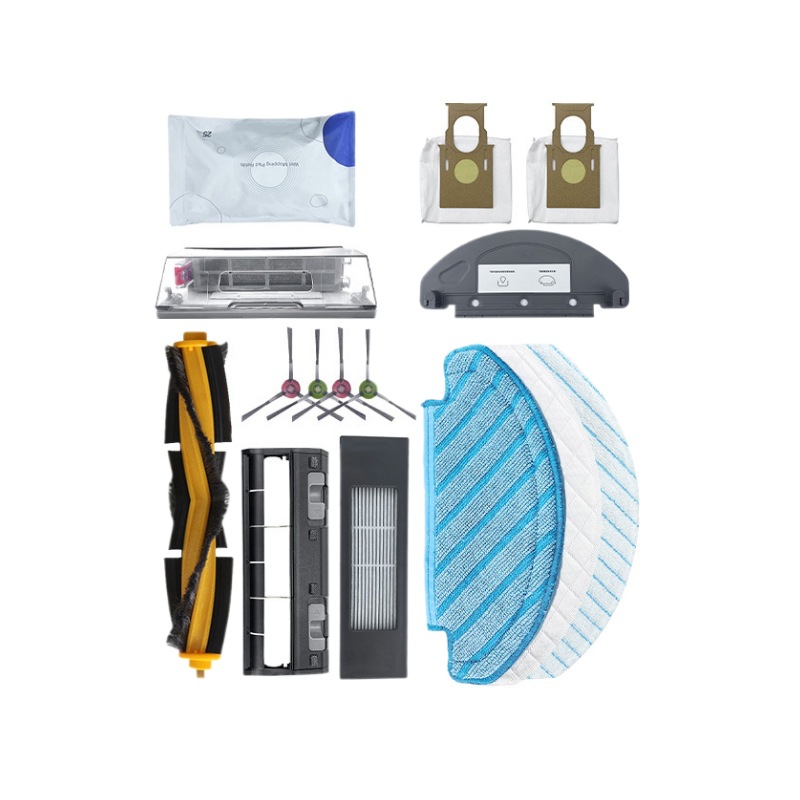 Compatible con los accesorios del robot de barrido Covos T8/T8 MAX N8 PRO cepillo de borde de rollo Filtro de trapo bolsa de polvo caja
