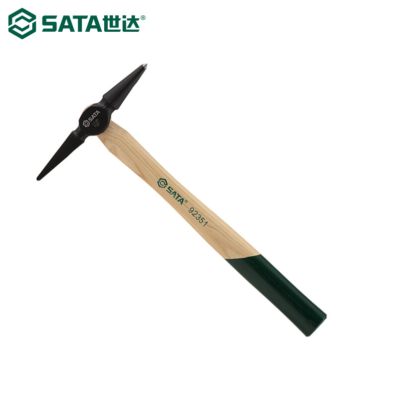 世达 SATA 92351 胡桃木柄焊工除渣锤 除锈锤0.6磅