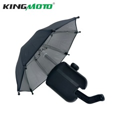 电动车手机支架批发摩托车手机导航支架带雨伞手机支架