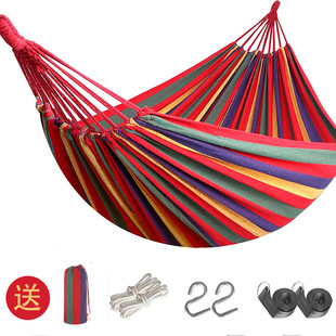 Outdoor Stove Hammock Swing for Adults and Children Double Home Lazy Bed Anti-Rollover Camping Hanging Chair Indoor Fall Bed