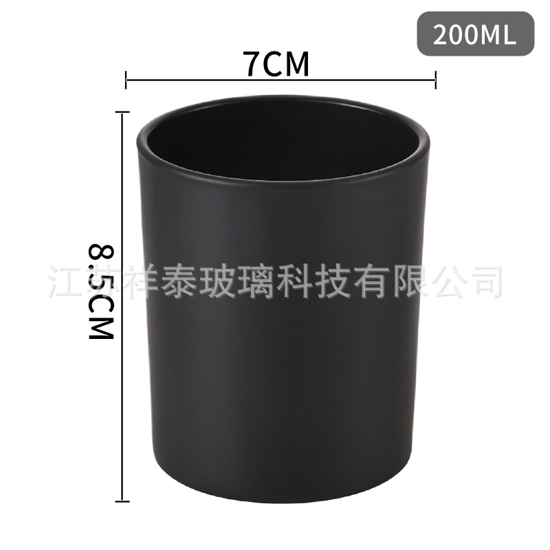 Botella de fragancia simple, taza de vela de moda, atmósfera romántica en el hogar, combinación de bambú y madera, cubierta de metal, tablero de vela de fragancia de vidrio