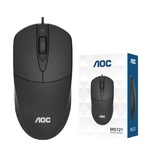 全新正版AOC MS121有线USB鼠标电脑静音加重鼠标配件批发办公