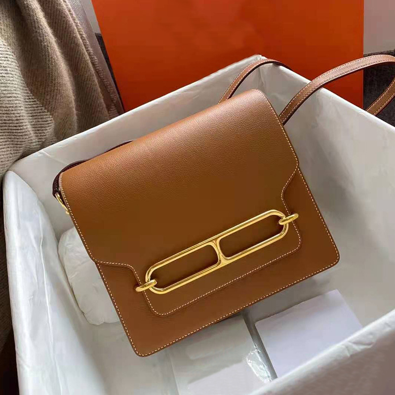 Kiçik ölçülü dəri qadın çantası, çiyin və çarpaz model