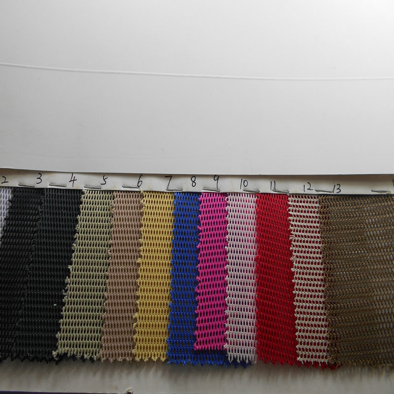 新款双层网眼布双面耐磨棒球帽鸭舌帽网手袋童车鞋材加厚硬网面料