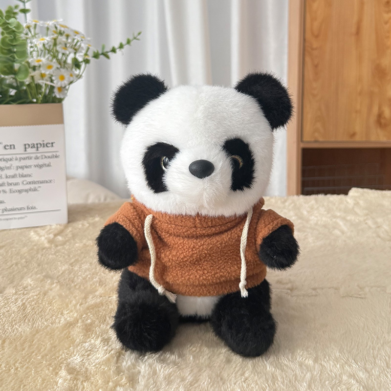 Dollos lindos de peluche, muñecas de ropa, muñecas de denim, Sichuan, Chengdu, recuerdos, logotipo