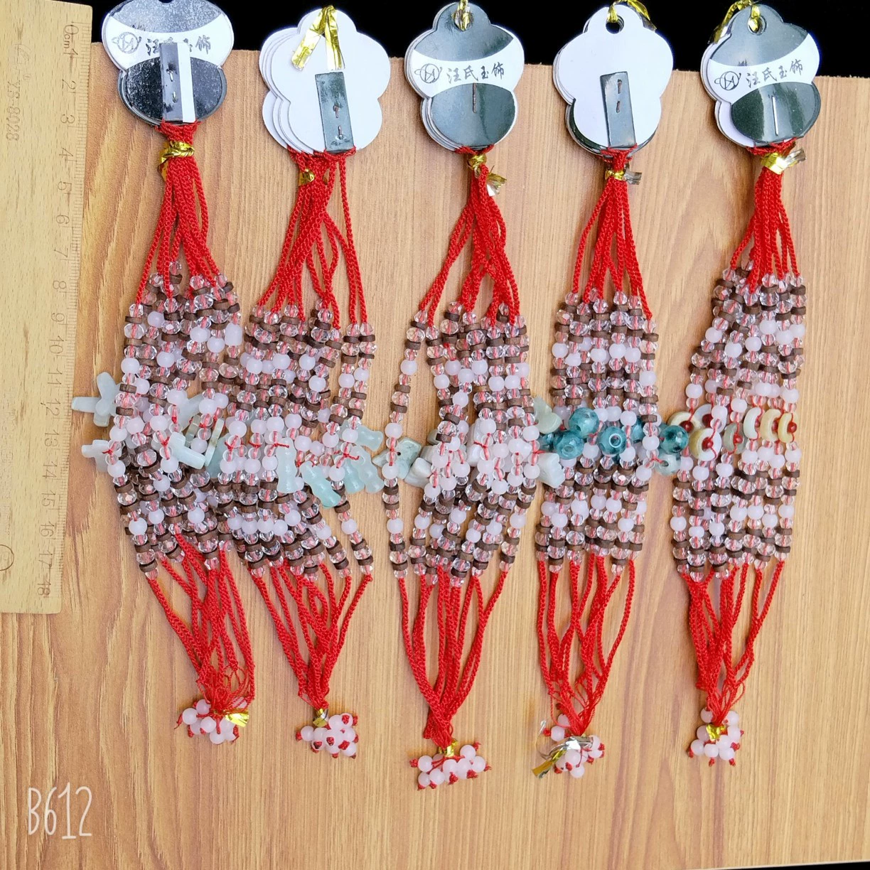 Woven Red Rope Bracelet, Miao/Tibetan Silver Alloy Charms, Ankle & Wrist, Multiple Styles