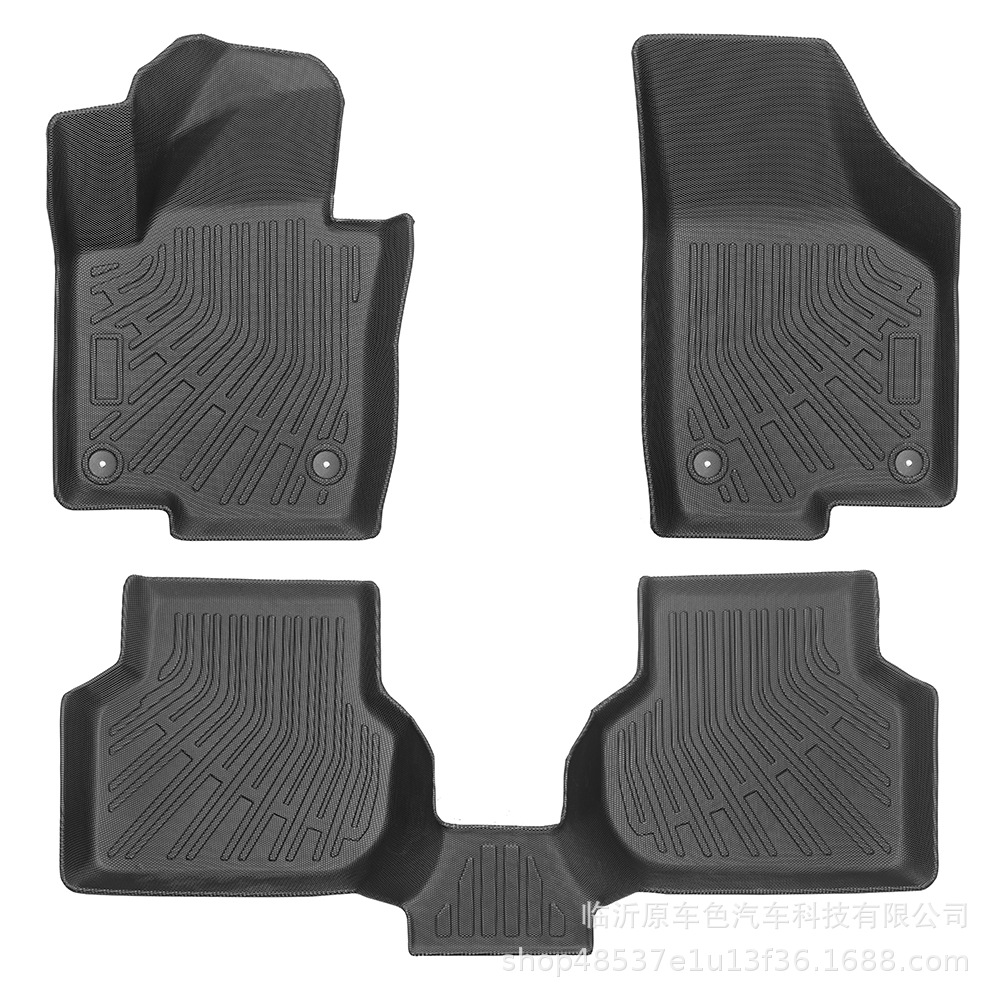 Para VW Jetta 2011 - 2018 3D todo el tiempo TPE almohadilla de pie cojín de respaldo cojín de colateral