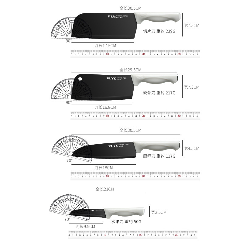 Junta de cortar combinada tablero de escritorio doméstico tablero de cocina 2 - en - 1 utensilios de cocina completo conjunto de cuchillo de cocina de acero inoxidable soporte de cuchillo de cocina