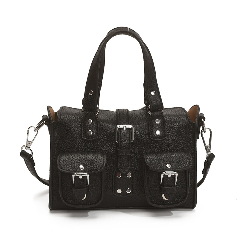 Bolso de axila de bolsillo múltiple de locomotora retro de gran capacidad de nicho, nuevo bolso cuadrado pequeño de mensajero de un solo hombro de viajero de la chica caliente