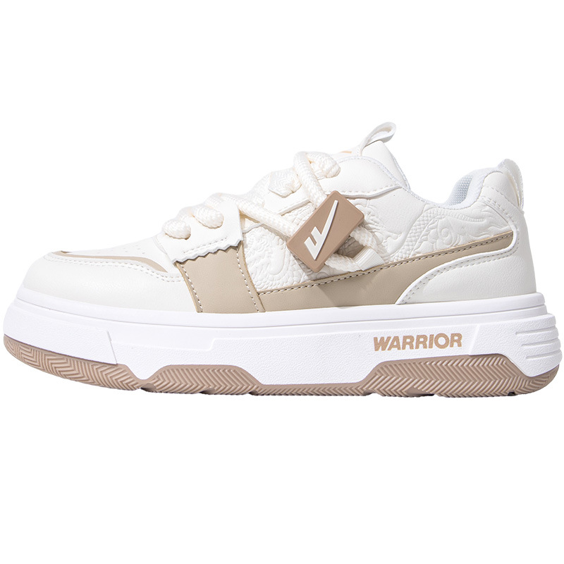 Backforce cuero de moda confort de tendencia zapatos de skate de suela gruesa de alto valor de la apariencia calentamiento de estilo universitario zapatos de algodón de color universal