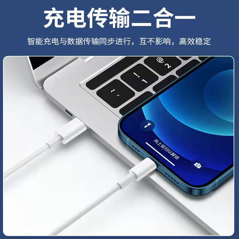 Applicable to Apple mobile phone 20WPD fast charging data line C to P Apple Type-c to lightning spot wholesale