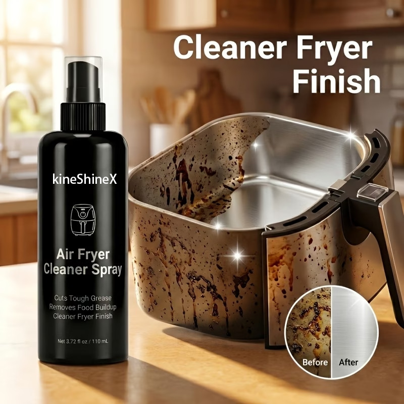 Kineshinex Air Fryer Grease Remover Spray Metal Stove Oven Cleaner Kitchen Stove Heavy Grease Cleaner Kineshinex Air Fryer Grease Remover Spray Metal Stove Oven Cleaner Kitchen Stove Heavy Grease Cleaner