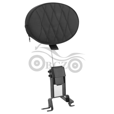 backrest rider middle backrest – Motorcycle cushion - large-grid-electroplating-rod