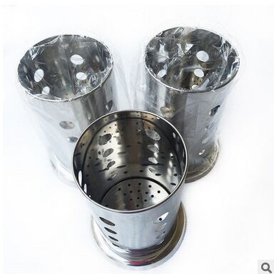 Fábrica directa de acero inoxidable manzana forma palillos barril 9.9 yuanes de venta de productos no magnéticos drenaje palillos barril