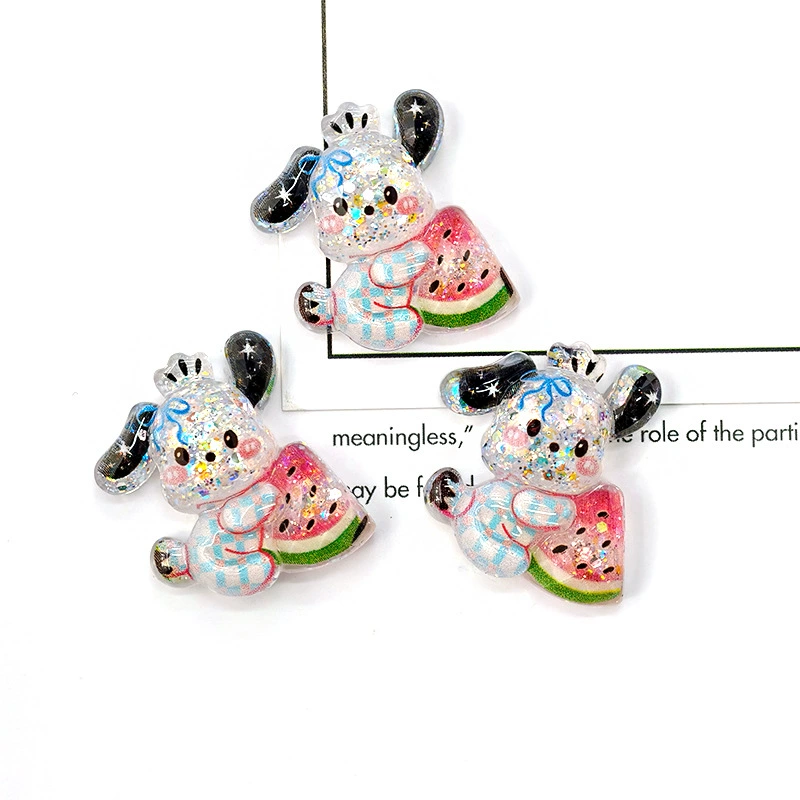 Прозрачный чехол для телефона с рисунком мультфильм, аксессуар для волос ручной работы, аксессуары