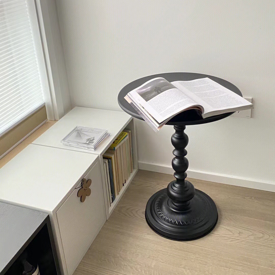 Nordic Sofa Side Cabinet Living Room Home Small Coffee Table Modern Simple Corner Table Iron Bedside Table Balcony Small Round Table