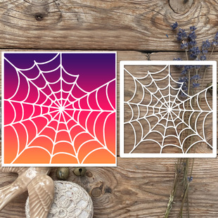 Handbook Painting Masking Board Cut Out Engraving Plastic Template Graffiti Spray Decoration Spider Web Drawing Mold Wholesale