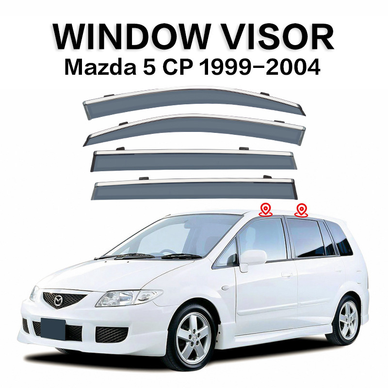 Suitable for Mazda 5 Window Rain Visor Rearview Mirror Rain Eyebrow Mazda 5 Window Visor