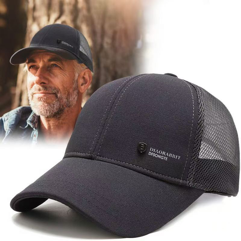 Dad Hat Foreign-style Middle-aged Summer Men's Summer Thin Outdoor Elderly Single Casual Spring and Summer Men's Hat Sun