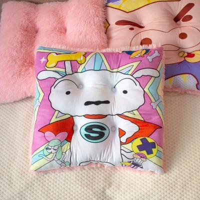Cute crayons, plush cartoon pillow, sofa for students