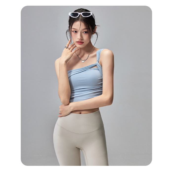 单肩纯欲风吊带背心女内搭泰式小众辣妹抹胸上衣夏内衣美背可外穿|undefined