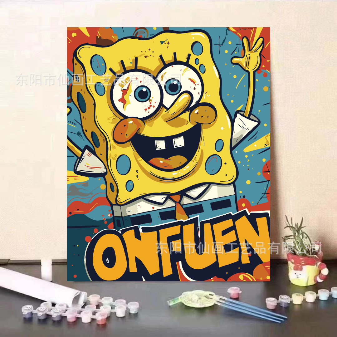 Crayón pequeño nuevo curar pintura al óleo digital dormitorio sala de estar decoración de escritorio de oficina para regalos amigos