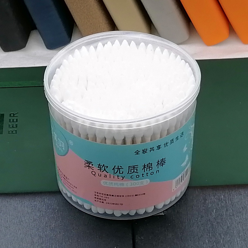 D2635 gran 300 boutique hisopo de algodón puro algodón belleza maquillaje algodón palo limpieza del oído Yiwu 2 yuanes tienda