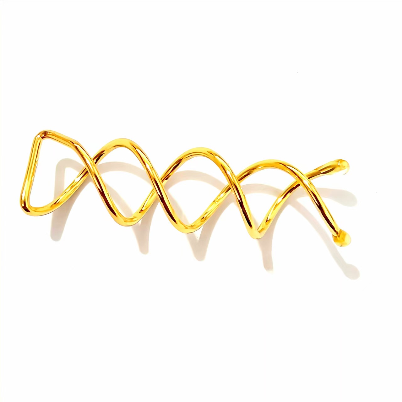 Horquilla espiral de metal coreana para peinar el cabello, herramienta giratoria para hacer moños, para profesionales de peluquería femenina, al por mayor. image 7