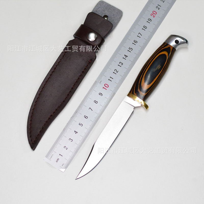 户外露营生存刀具防身野外求生战术直刀瑞士高硬度军工刀多功能